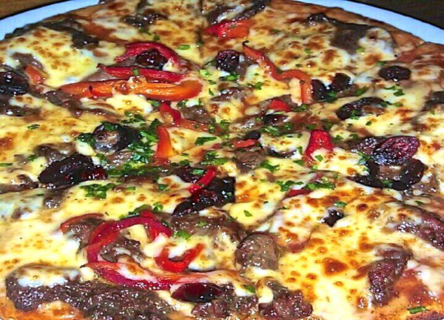 Emu and Kangaroo Pizza