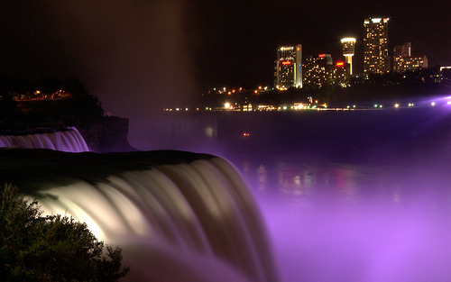 Niagara Falls city new york photo