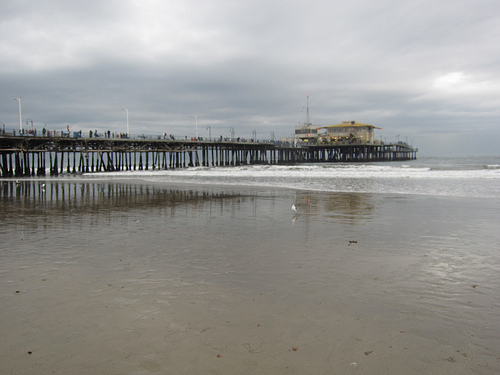 dirty place of Santa Monica Pier in Santa Monica photo