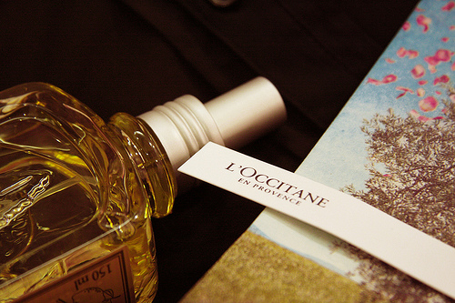 Lavender-scented perfume photo